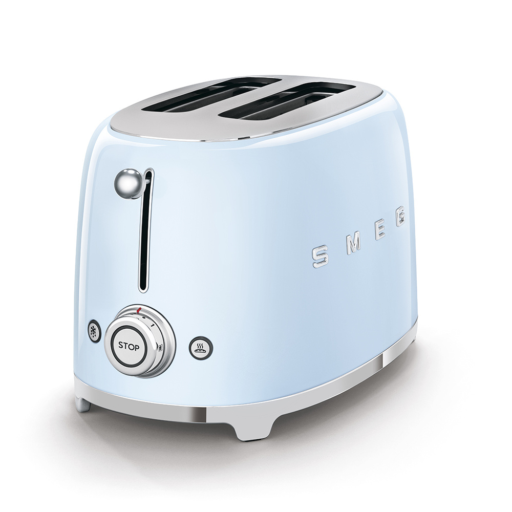 محمصة Smeg شريحتين Pastel Blue (TSF01PBUK)
