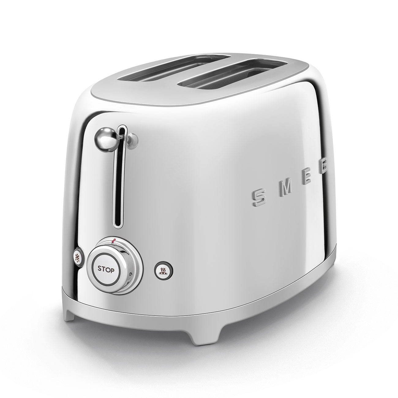 محمصة Smeg شريحتين Chrome (TSF01SSUK)