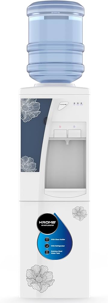 Кулер для воды Krome с холодильником KR-WTL2002TGP
