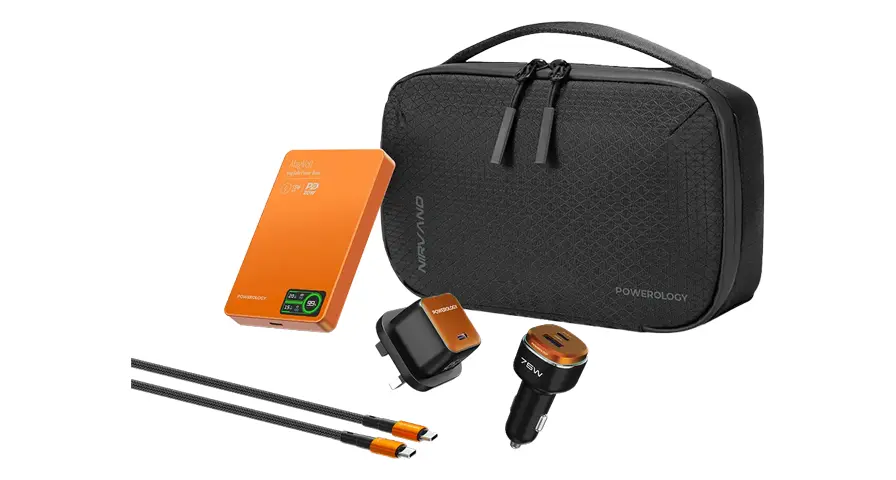 Powerology Nirvano 5-in-1 Travel Kit