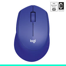 Logitech M330 Silent Plus Беспроводная мышь Синяя