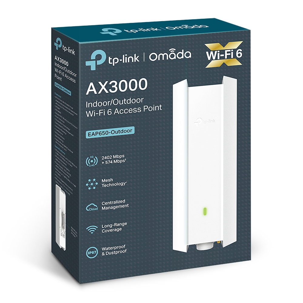 TP-Link نقطة وصول داخلية/خارجية AX3000 EAP650