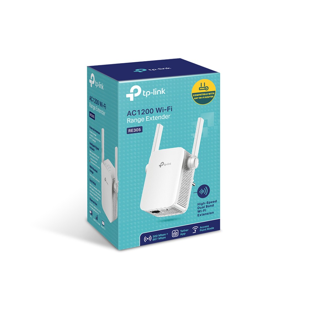 TP-Link مقوي إشارة لاسلكي AC1200 RE305