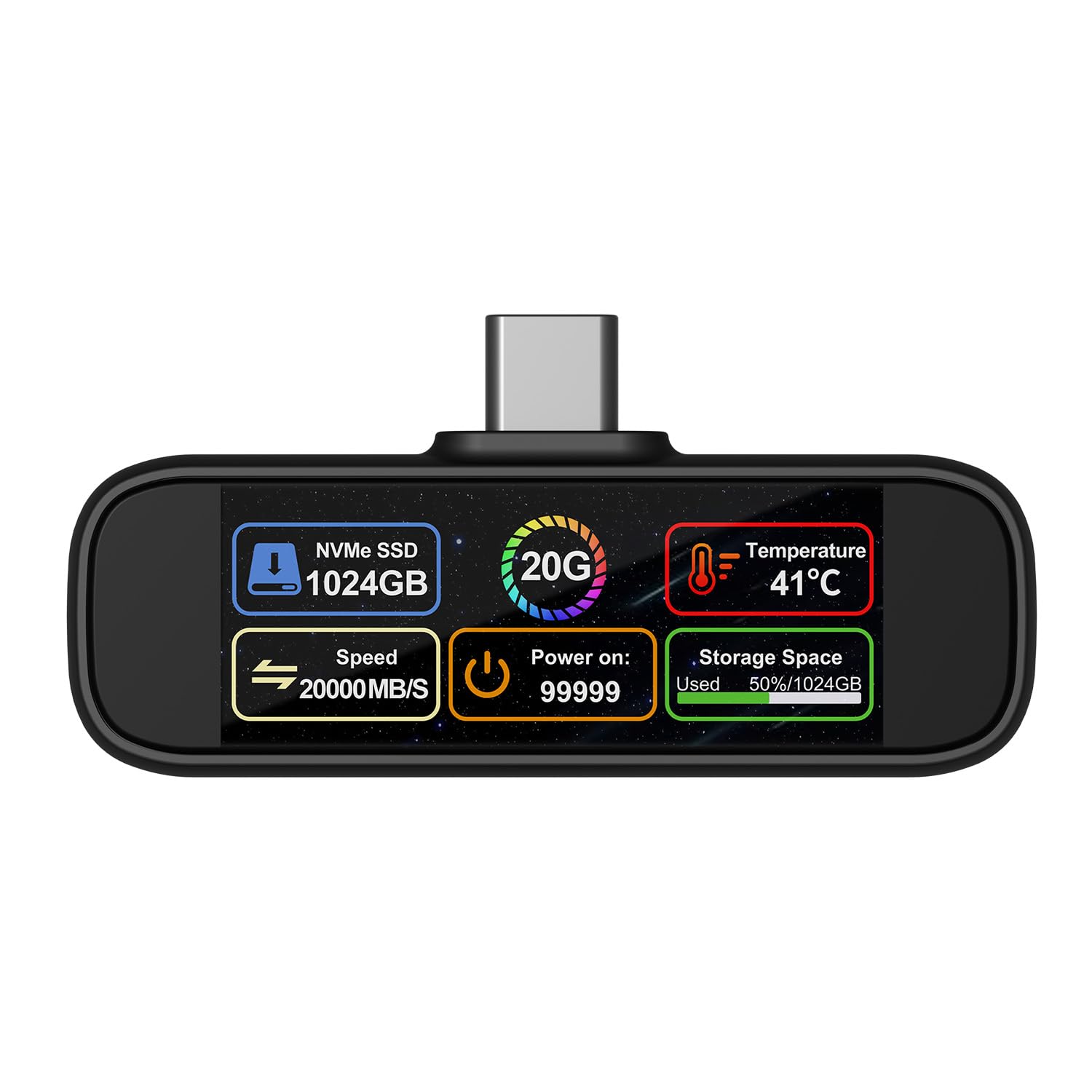 قرص Powerology Vaultx SSD محمول صغير 256GB
