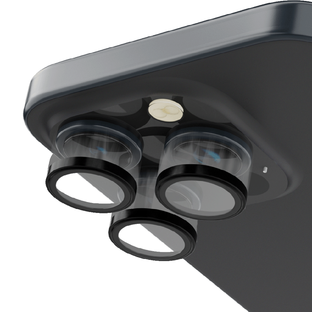 حماية عدسة كاميرا Levelo Lucent Trio صلابة 9H (3PCS)