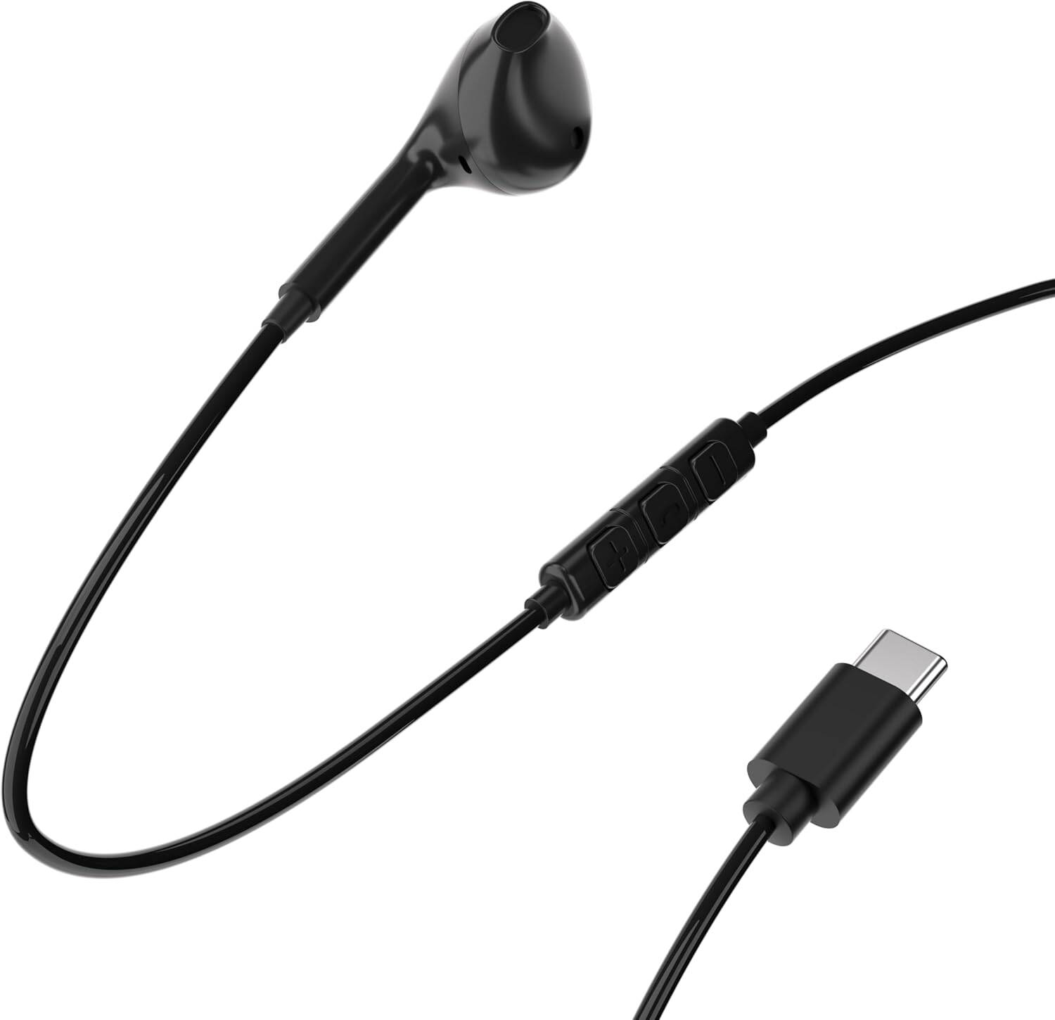 Powerology Type-C Mono Earphone (1.2m)