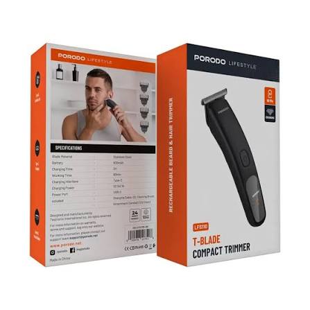 Porodo ماكينة تشذيب شعر T-Blade 600mAh