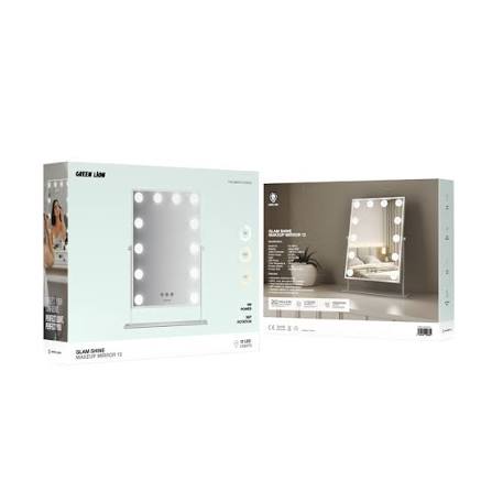 Green Lion Glam Shine مرآة مكياج مع 12 ضوء LED